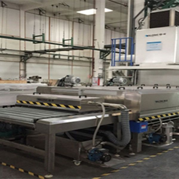 Glass production workshop of Intex Glass company