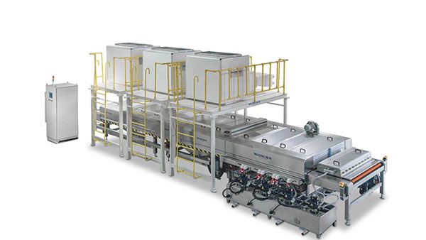 Solar Glass Washing and Drying Machine